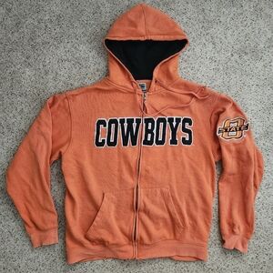 Cowboys Orange Hoodie Jacket